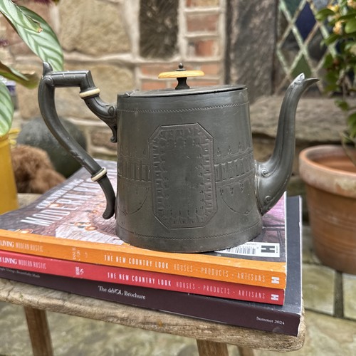 Victorian teapot britannia - victorian,