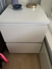 IKEA Malm 2-Drawer Bedside