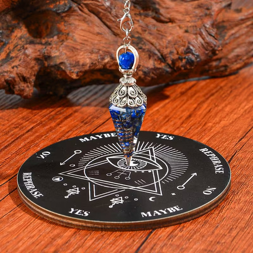 Natural stone pendulum - natural,