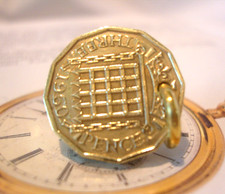 Pocket Watch Chain Coin Fob