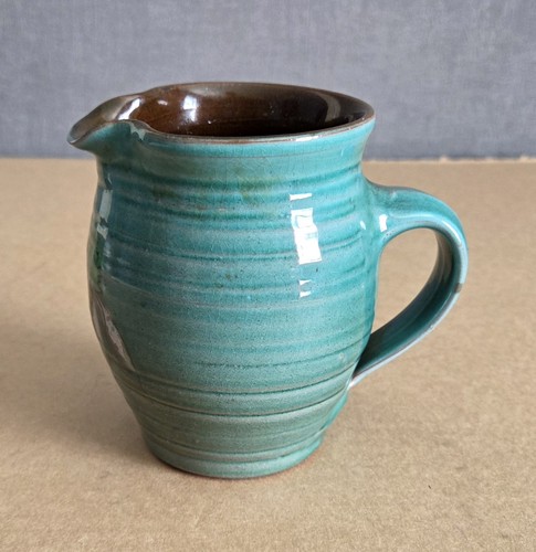 Studio pottery jug with - jug,
