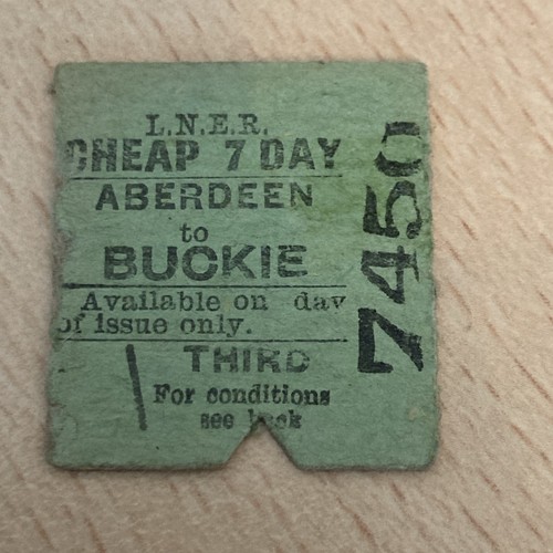 Half railway ticket - half., (