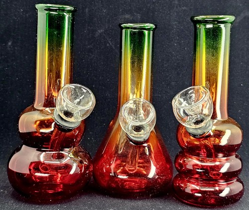 Rasta thick glass mini - rasta,
