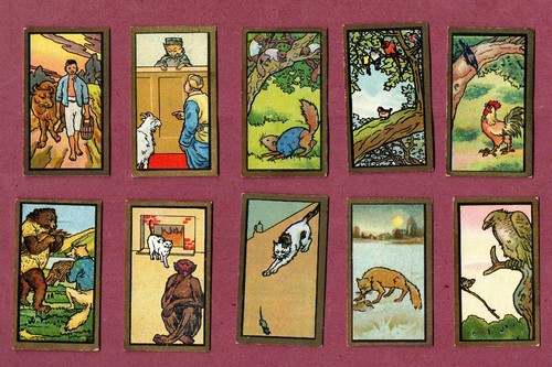 Cigarette cards from - cigarette,