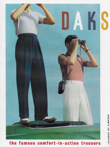 Original 1951 advert for - , daks