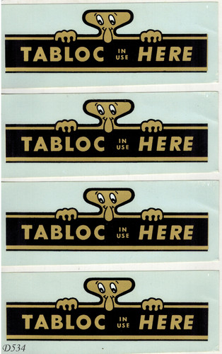 Tablock use here vintage - use,