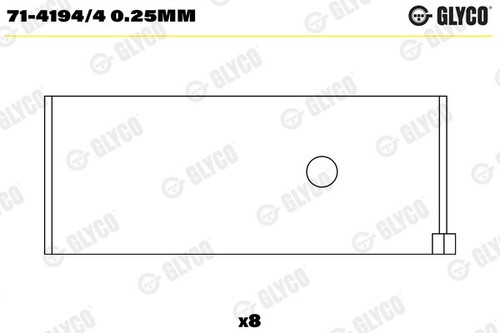 Big end bearings for - end,