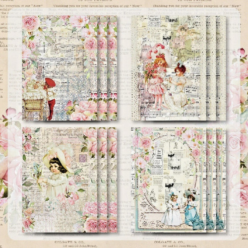 Vintage childern scrapbook - childern,