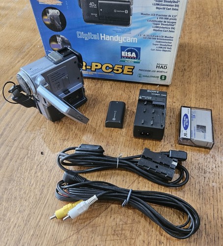 Sony dcr pc5e minidv - sony, camcorder