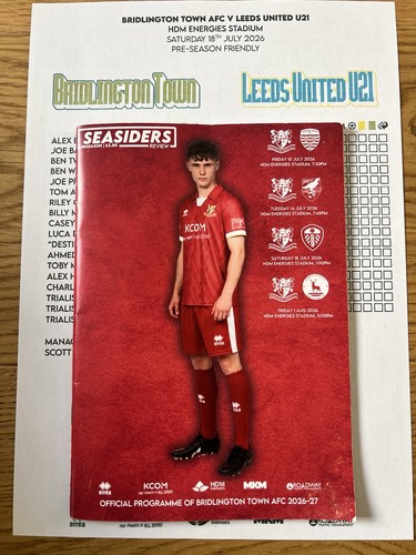 Bridlington town leeds - bridlington,