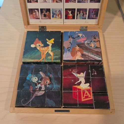 Vintage disney wood block - vintage,