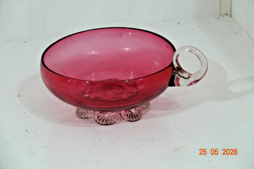 Rose coloured trinket pot - trinket,