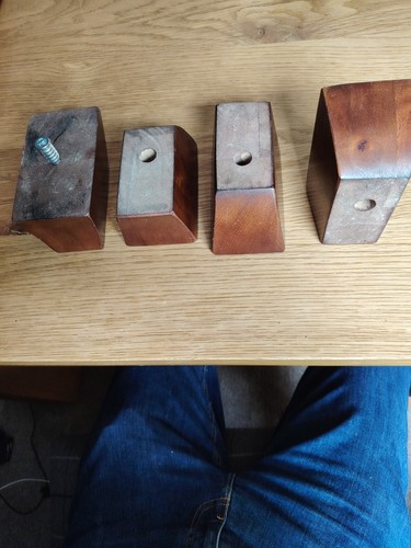 Pack wooden feet for - of,