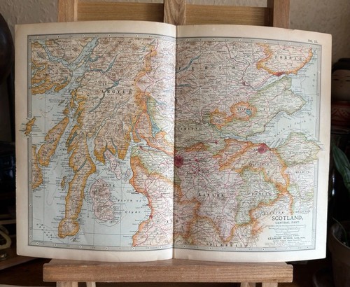 1903 bartholomew scotland maps - bartholomew,