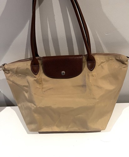 Beige longchamp pliage - le,