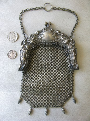 Antique german silver floral - antique,