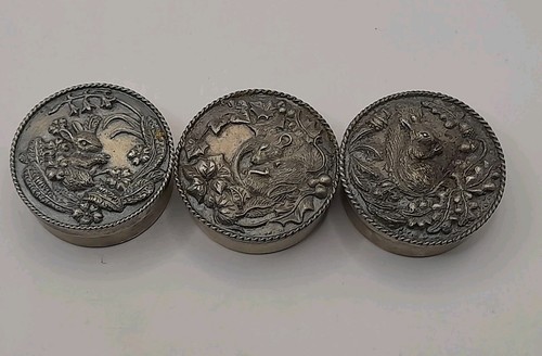 English sterling silver - 3x,