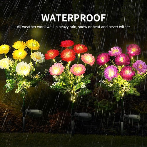 Leds solar rose flower - 42,