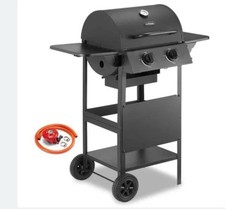 2 Burner Gas BBQ With Side
