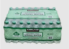 Kirkland Signature Sparkling Spring Water 500ml, 40 Bottles (Full Case)