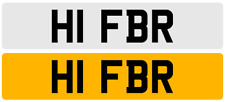 PRIVATE NUMBER PLATE H1 FBR CHERISHED REGISTRATION GYM HEALTH FITNESS HIGH FIBER