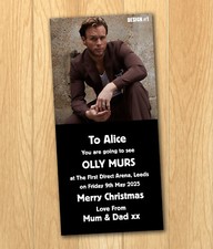 Olly Murs Tour Personalised Gift Christmas Birthday Ticket Show
