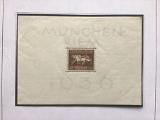 Germany 1936 MH Brown Ribbon Of Germany Mini Sheet