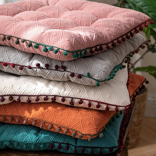 Vintage tassels seat pads - tassels,