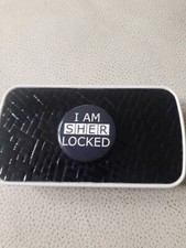 I Am Sher Locked Vintage Badge 