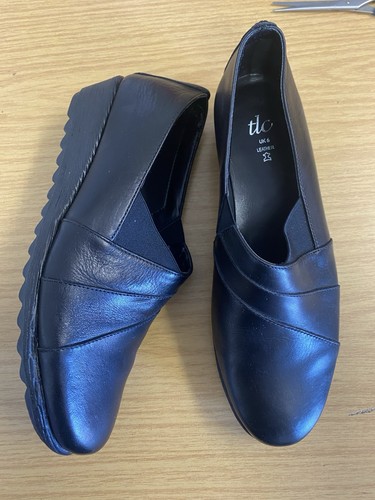 Ladies tlc black - leather, shoes