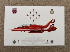 Raf red arrows 2016 signed - arrows,
