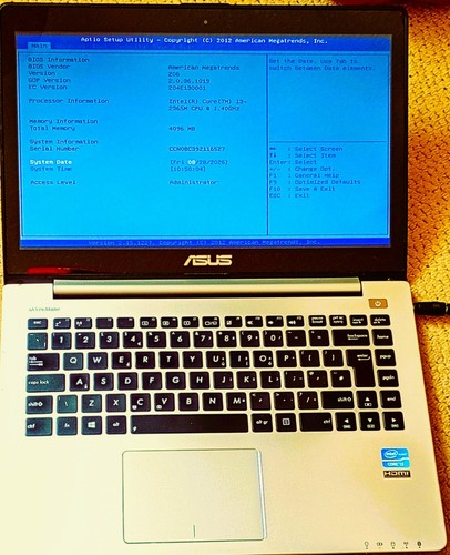 Asus s400c boots - asus, s400c*boots