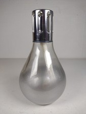 Rare pear shaped Berger lamp vintage pear shaped catalytic oil burner silver