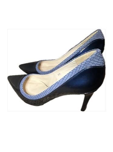 Lisa kay london navy patent - kay,