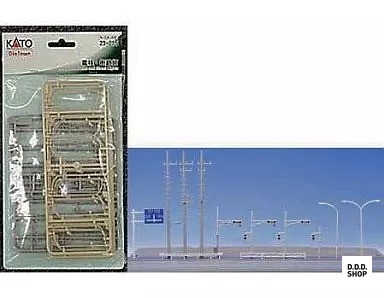 Electric poles and street - poles,