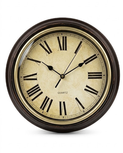 Vintage wall clock roman - clock,