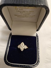 9ct Gold Diamond Ring.