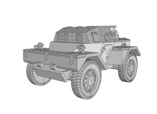 Printed model 72 british - 3d,