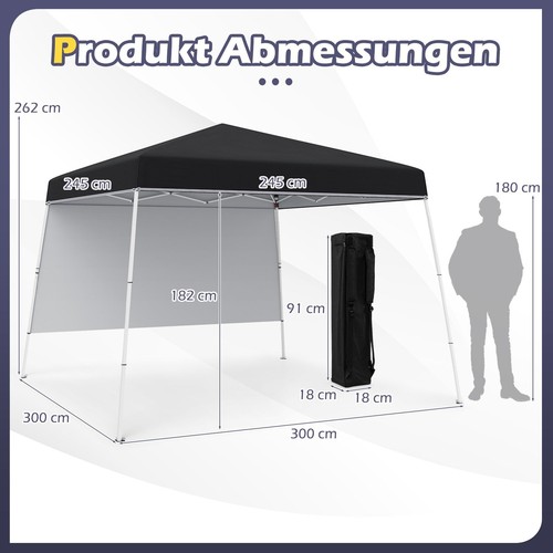 Northix pop pavilion 3x3m - pavilion,