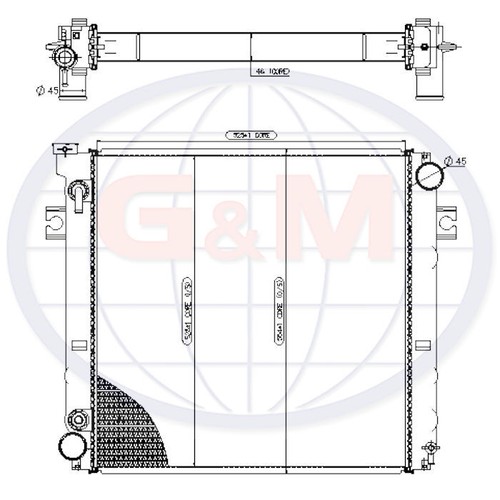 Radiator for lift - for,