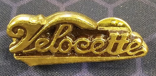 Vintage velocette pin brooch - vintage,