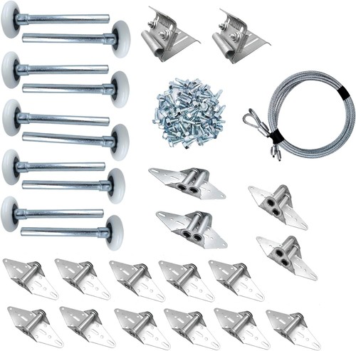 Double garage door - double, hardware