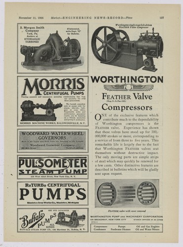 1926 worthington pump - worthington,