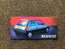 RENAULT 5 / 9 / 11 / 18 / 25 / FUEGO / TRAFIC / MASTER BROCHURE 1985 - RARE