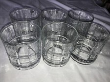 6 ANCHOR HOCKING Tartan Plaid