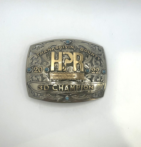 Western trophy belt buckle - trophy,