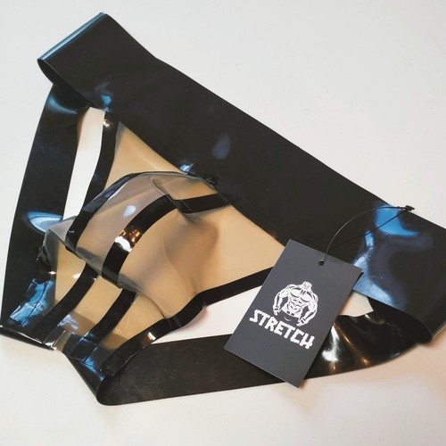 Stretch latex wide band jock - stretch,
