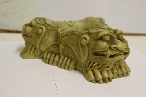 Vintage carved resin - carved,