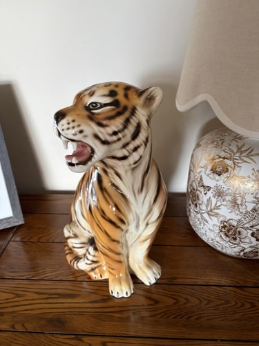 Vintage tiger ornament - tiger,