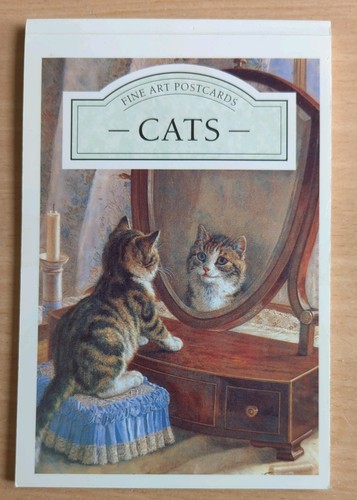 Fine art postcards cats 18 - postcards,, cats,